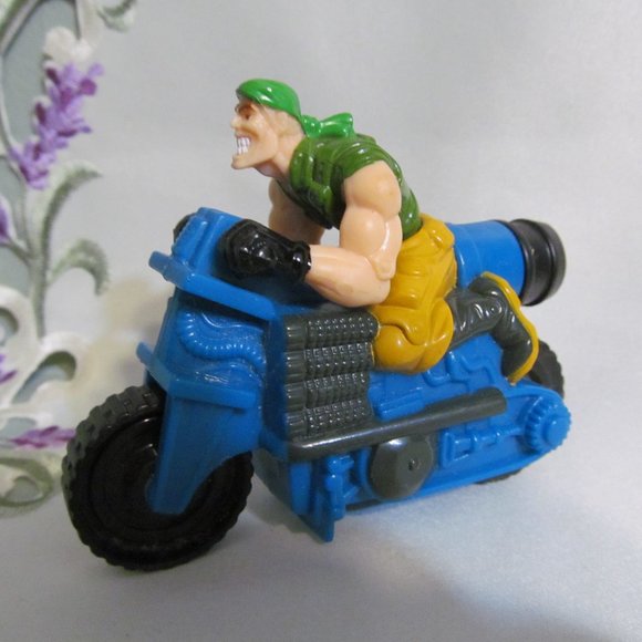 Vintage 1998 Burger King Club Small Soldiers Rip Roarin’ Kip Killigan Motorcycle - Picture 4 of 13